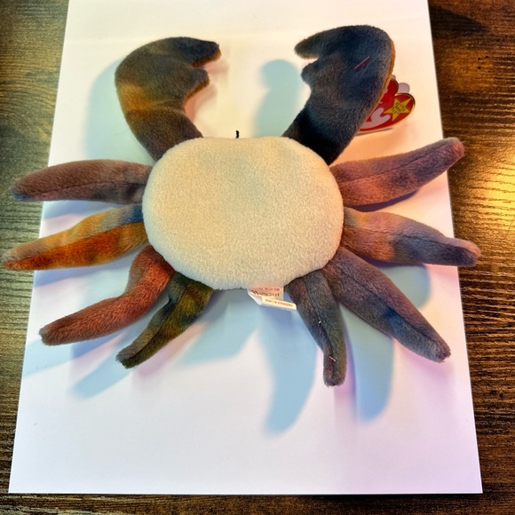 Claude The Crab Beanie Baby Original 1996 - Picture 5 of 8